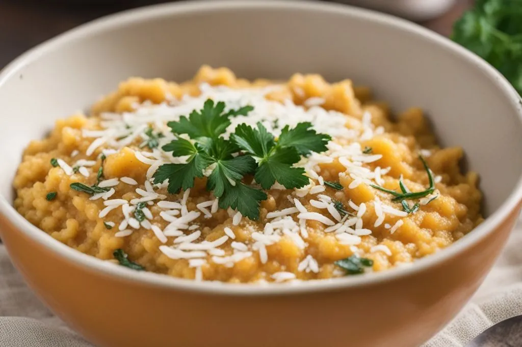 Risotto cremoso alla zucca