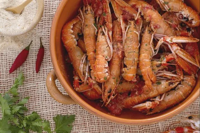Scampi alla busara