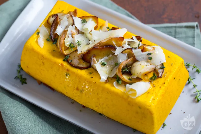 Sformato di zucca e porcini