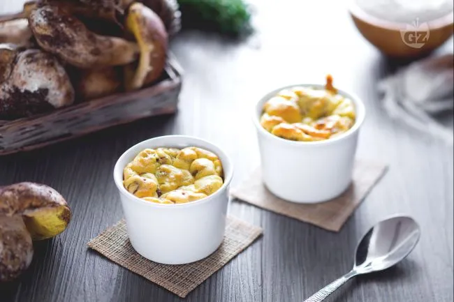 Soufflé ai funghi porcini