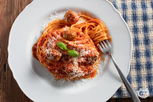 Spaghetti con le polpette