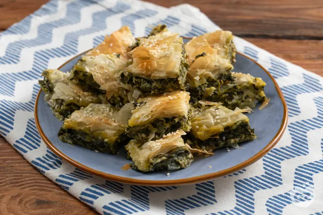 Spanakopita greca rustica