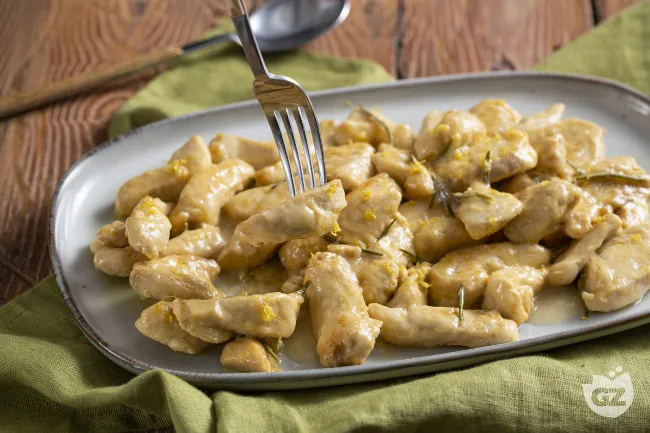 Straccetti di pollo al limone