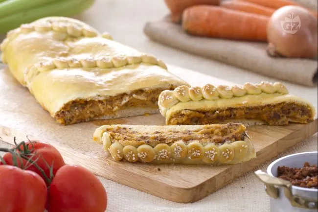 Strudel di lasagna salato