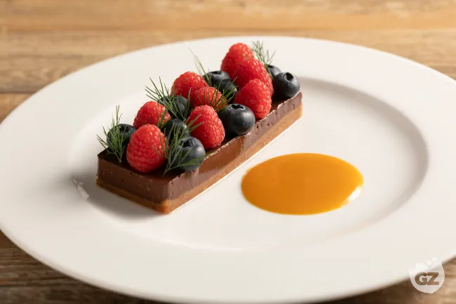 Terrina vegana al cioccolato e arachidi