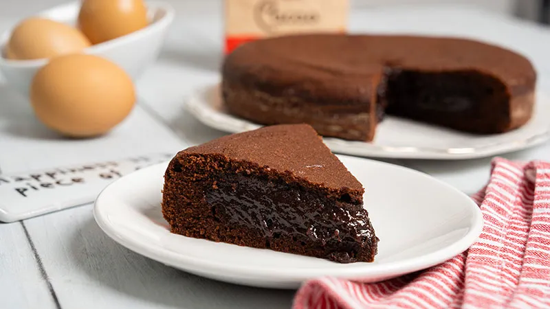 Torta grisbì al cuore morbido