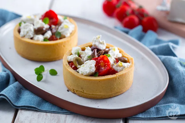 Tortini salati con robiola