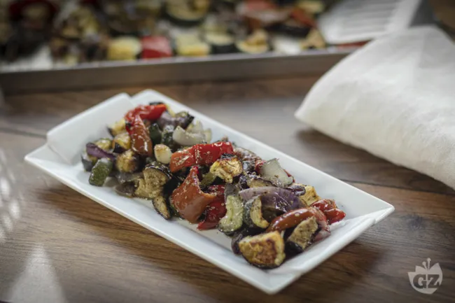 Verdure al forno con melanzane,