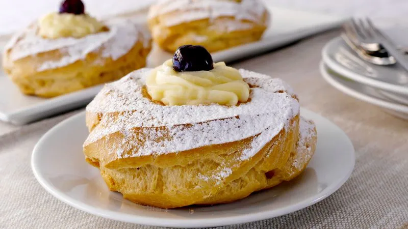 Zeppole di san giuseppe al forno
