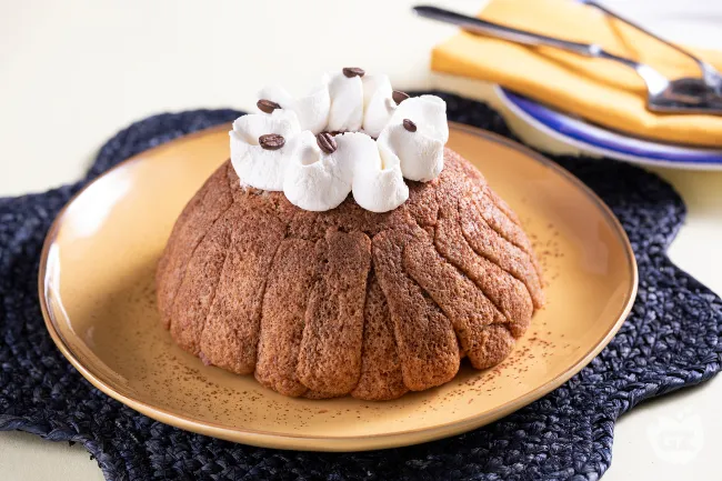 Zuccotto al caffè con pavesini